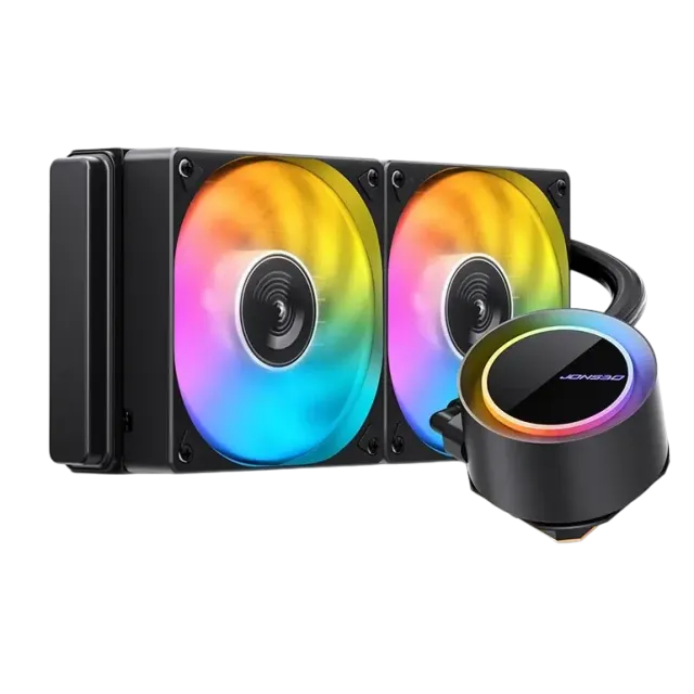 Система водяного охлаждения JONSBO TG-240 ARGB Black PWM купить! 