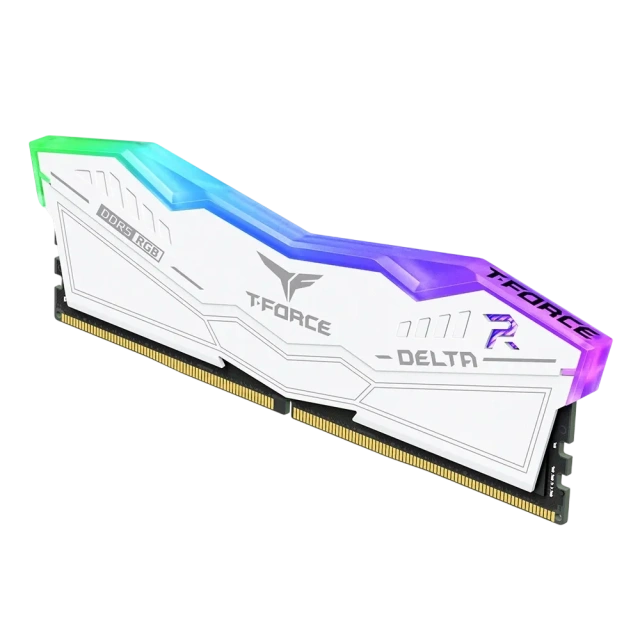 Оперативная память 64 Gb 6000 MHz Team Group T-FORCE DELTA RGB White (FF4D564G6000HC38ADC01) модулей 2 купить! 