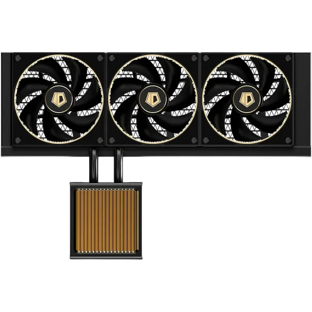 Система жидкостного охлаждения для процессора ID-COOLING DX360 GDL Black/Gold купить! 