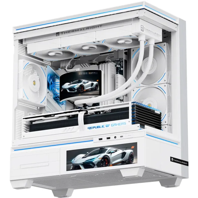 Система жидкостного охлаждения для процессора Thermalright Rainbow Vision 360 Turbo ARGB White (RRV360TAW) купить! 