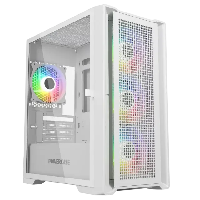 Компьютерный корпус Powercase Alisio Micro X4W V2 TG ARGB White (CAMCXW-A4) купить! 