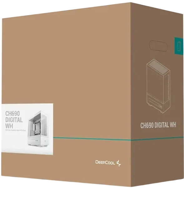 Компьютерный корпус Deepcool CH690 DIGITAL WH White (R-CH690-WHNNA0D-G-1) купить! 
