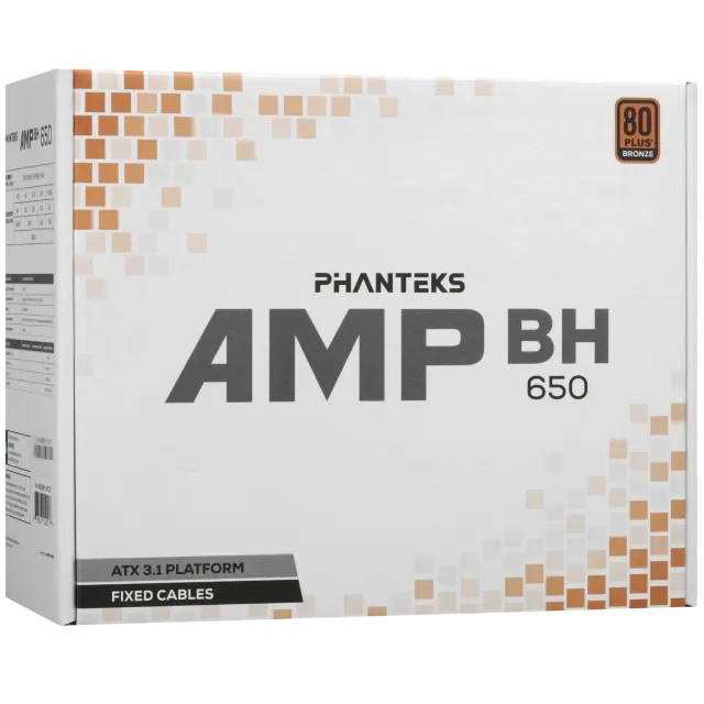 Блок питания PHANTEKS 650 AMP BH White (PH-P650BM_WT01) 16 Pin (PCIe 5.1 Connector Cable Details) купить! 