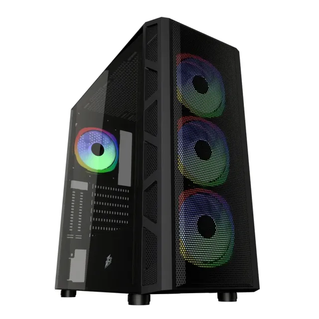 Компьютерный корпус 1STPLAYER FIREBASE XP-E (XP-E-4F1) черный купить! 