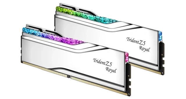 Оперативная память DDR5 64 Gb 6400 MHz G.Skill TRIDENT Z5 Royal White (F5-6400J3239G32GX2-TR5S) купить! 
