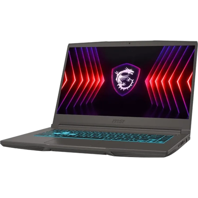 Ноутбук MSI Thin A15 B7UC-405XRU (AMD Ryzen 5 7535HS/15.6"1920x1080/16Gb/1Tb SSD/GeForce RTX 3050/noOS) black - фото
