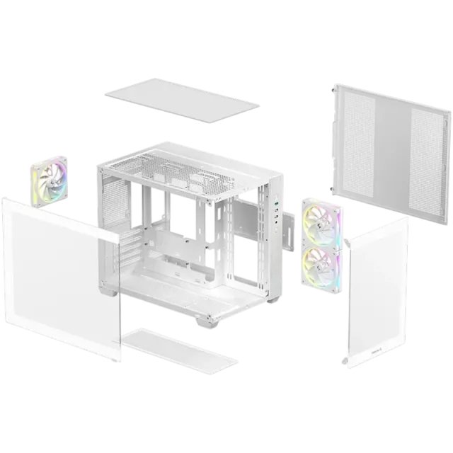Компьютерный корпус Deepcool CG330 3F WH ARGB White купить! 