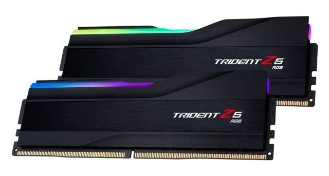 Оперативная память DDR5 32 ГБ 6000 МГц G.Skill TRIDENT Z5 RGB Black (F5-6000J3636F16GX2-TZ5RK) модулей 2 шт. купить! 