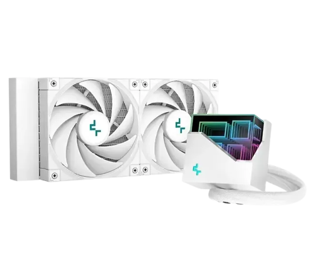 Система водяного охлаждения для процессора Deepcool LT520 WH ARGB PWM купить! 