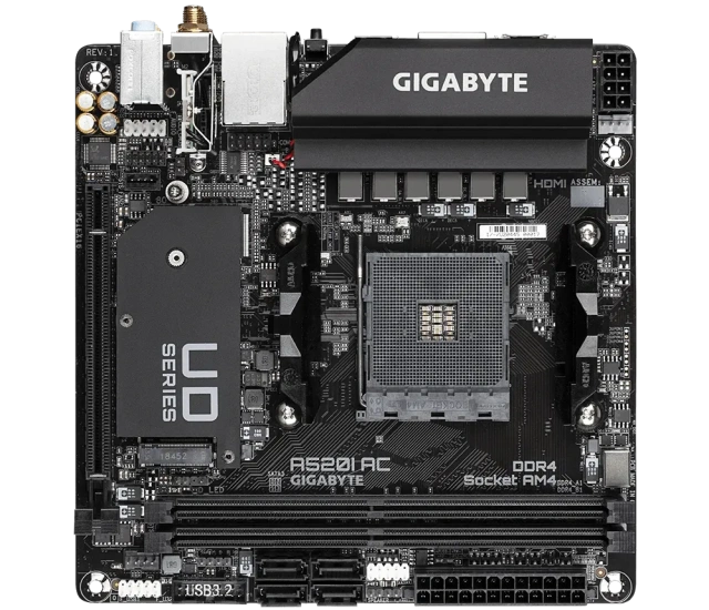Материнская плата Gigabyte A520I AC купить! 