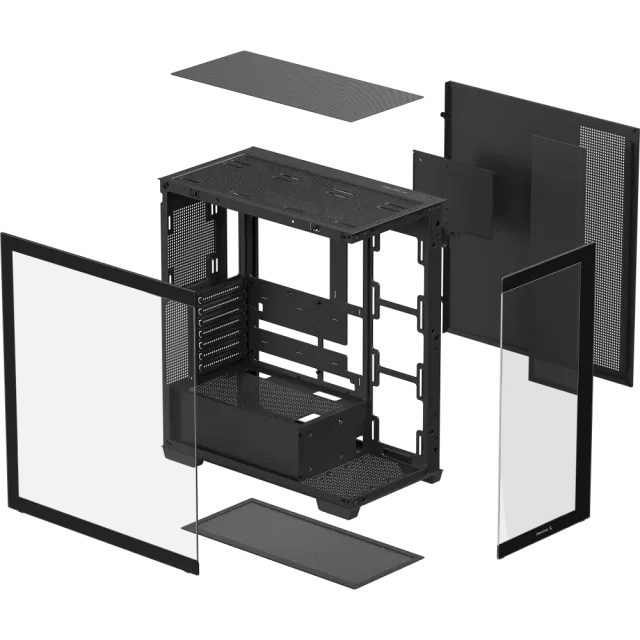 Компьютерный корпус Deepcool CG580 (R-CG580-BKNDA0-G-1) Black купить! 