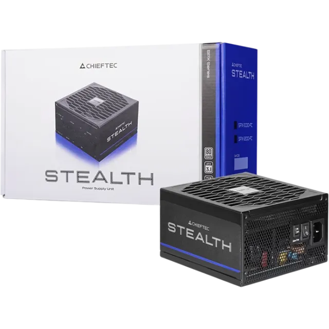 Блок питания Chieftec 1000W Stealth (SPX-1000-FC) 16 Pin (PCIe 5.0 Connector Cable Details) купить! 