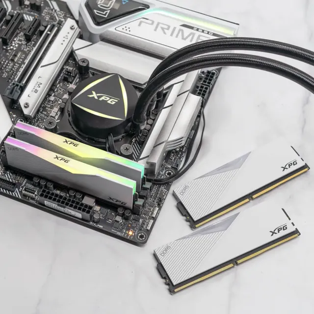 Оперативная память DDR5 64 ГБ 6000 МГц ADATA XPG LANCER RGB White (AX5U6000C3032G-DCLARWH) модулей 2 шт. купить! 