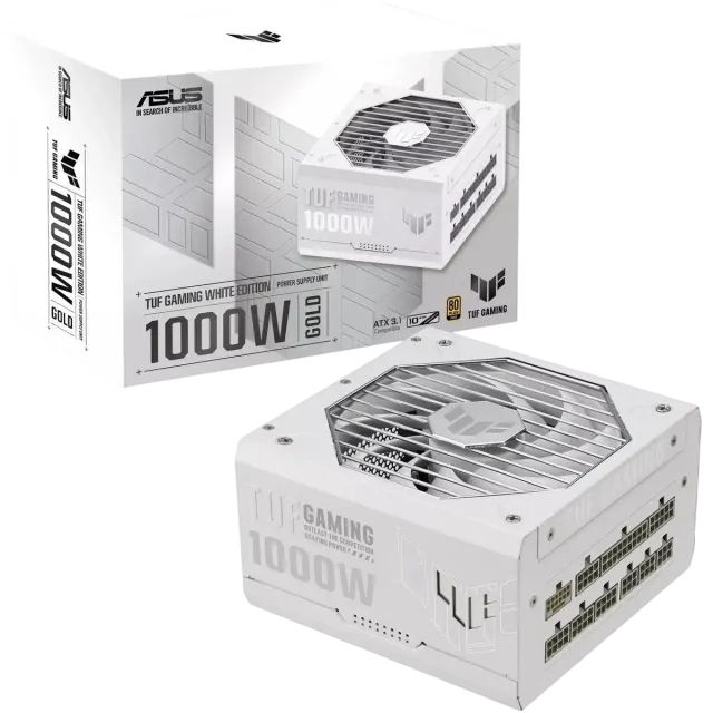 Блок питания ASUS 1000W TUF-GAMING-1000G-WHITE (90YE00S5-B0NA00) купить! 