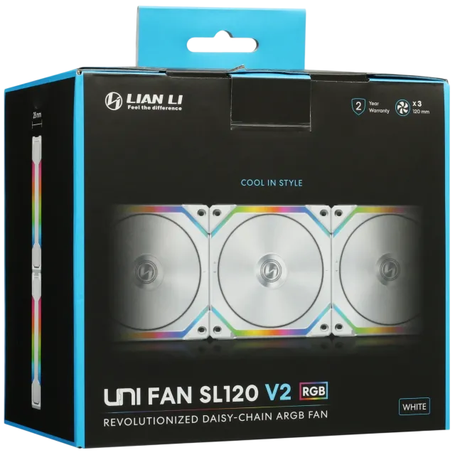 Комплект вентиляторов для корпуса Lian Li UNI FAN SL120 V2 ARGB White (G99.12SLV23W.R0) купить! 