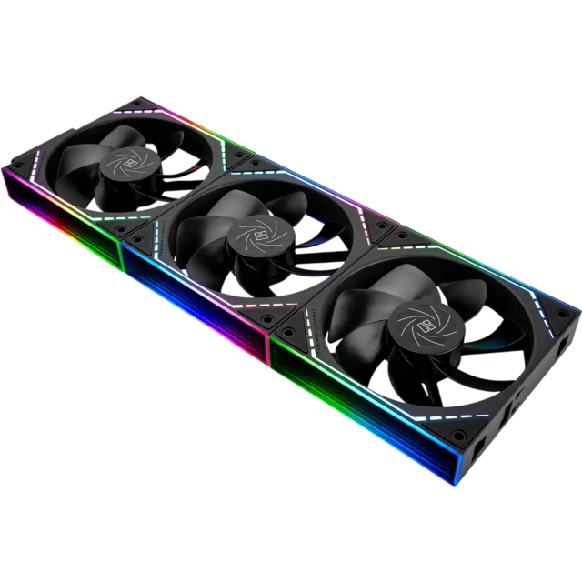 Комплект вентиляторов для корпуса Thermalright TL-M12QR X3 Reverse ARGB Black (TRTLM12QRX3.3P) купить! 