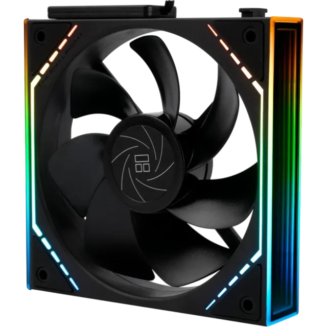 Вентилятор для корпуса Thermalright TL-M12QR Reverse ARGB Black (TRTLM12QR) купить! 