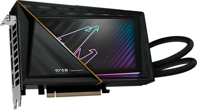 Видеокарта Gigabyte AORUS GeForce RTX 5080 XTREME WATERFORCE 16G (GV-N5080AORUSX W-16GD) купить! 