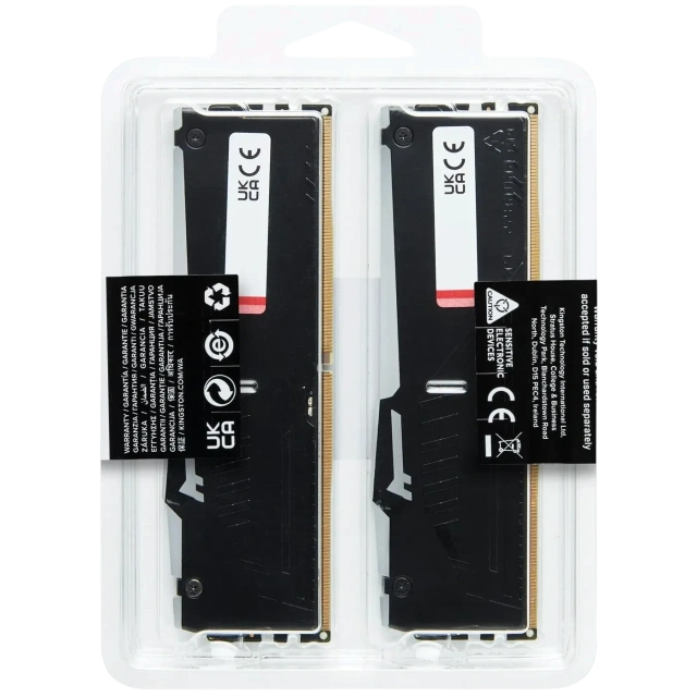 Оперативная память DDR5 32 Gb 5600 MHz Kingston FURY Beast RGB EXPO Black (KF556C36BBEAK2-32) купить! 