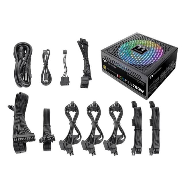 Блок питания 750W Thermaltake Toughpower iRGB Plus / 80 PLUS Gold (PS-TPI-0750F3FDGE-1) купить! 