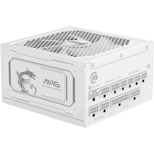 Блок питания MSI 1000W MAG A1000GL PCIE5 White (306-7ZP9B51-CE0) 16 Pin (PCIe 5.1 Connector Cable Details) купить! 