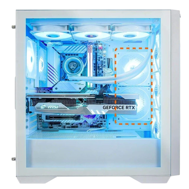 Игровой компьютер WHITE TROOPER FRESH [ RTX 5070 Ti 16 ГБ | Ryzen 7 9800X3D | 64 ГБ | 1 ТБ SSD ] - купить по выгодной цене!