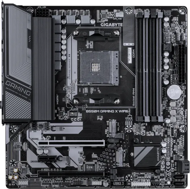 Материнская плата Gigabyte B550M GAMING X WIFI6 купить! 