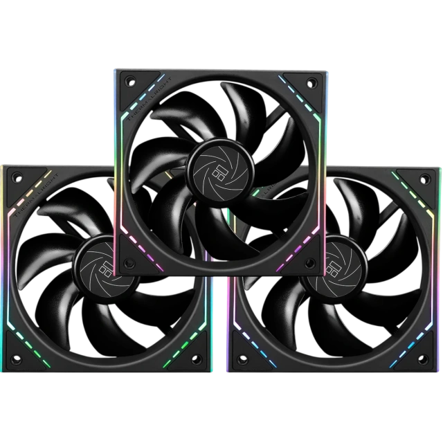 Комплект вентиляторов для корпуса Thermalright TL-M12 X3 ARGB Black (TRTLM12.3P) купить! 