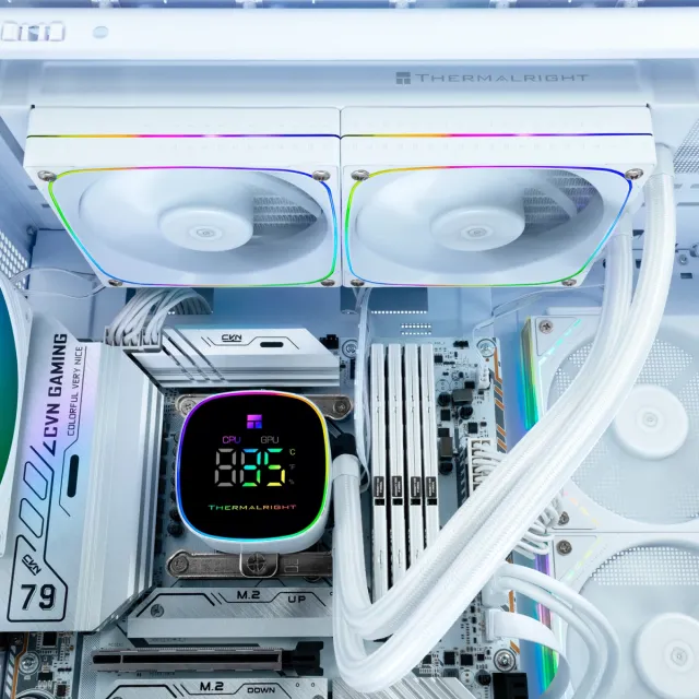 Система жидкостного охлаждения для процессора Thermalright Frozen Horizon 240 Digital ARGB White (TRFH240DAW) купить! 