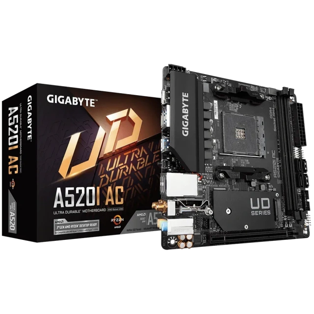 Материнская плата Gigabyte A520I AC купить! 