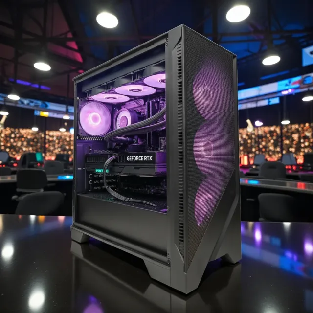 Игровой компьютер 989710 (Ryzen 9 9900X3D 4,4 ГГц/AMD B850/32 ГБ DDR5 6 ГГц/2048 ГБ SSD/RX 9070 XT 16 ГБ/Wi-Fi/1000W/MSI MAG FORGE 320R AirFlow TG ARGB) - купить по выгодной цене!