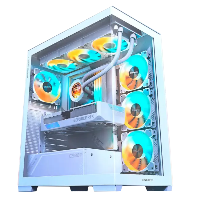 Игровой компьютер 989850 (Ryzen 9 9900X 4,4 ГГц/AMD B850/32 ГБ DDR5 6 ГГц/1024 ГБ SSD/RTX 5070 TI 16 ГБ/Wi-Fi/850W/Gigabyte C500PI ST White) - купить по выгодной цене!