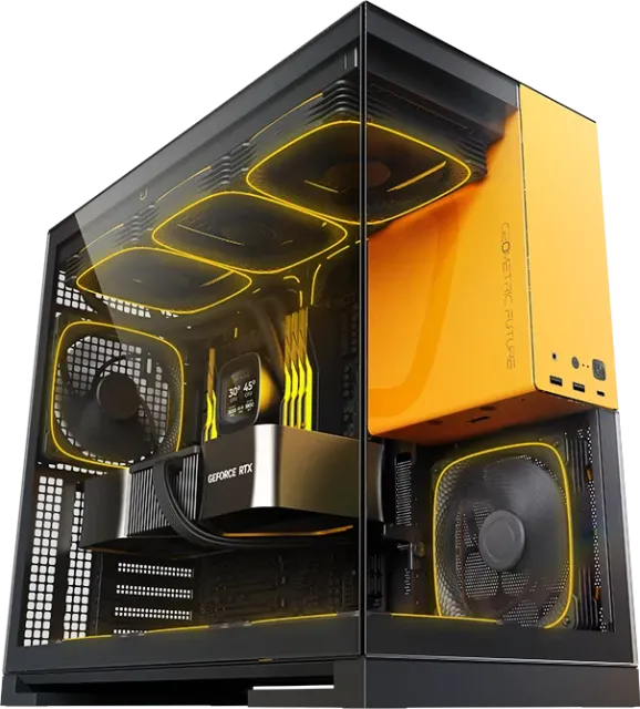 Компьютерный корпус Geometric Future Model 5 Black Yellow (1AM5WKBY00100) (GF_M5-YB) купить! 