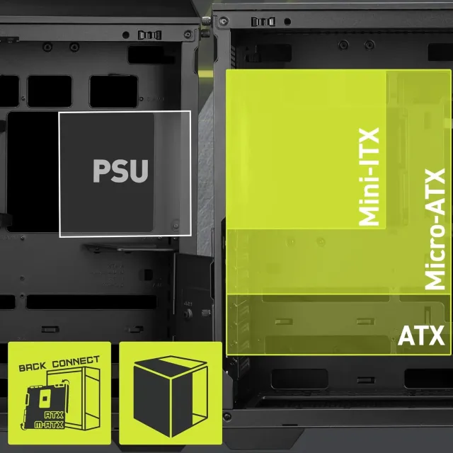 Компьютерный корпус MSI MAG Pano 100R PZ Black (306-7G26R21-HH9) купить! 