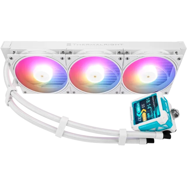 Система жидкостного охлаждения для процессора Thermalright Frozen Warframe Pro 360 ARGB White (TRFWP360AW) купить! 