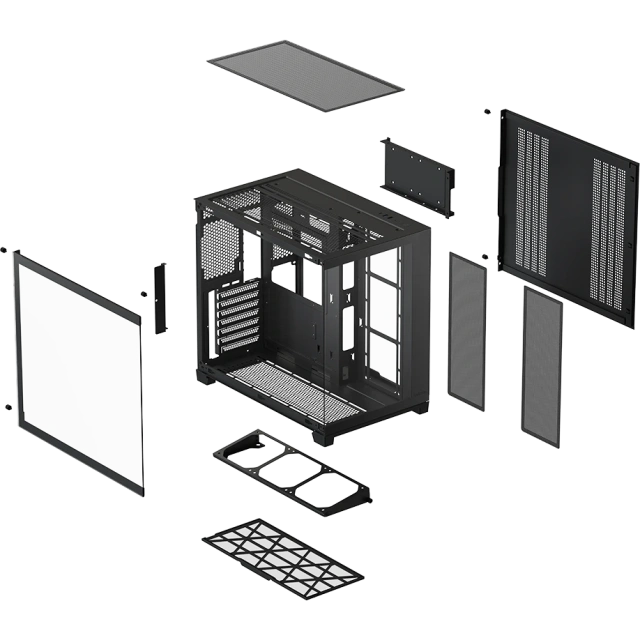 Компьютерный корпус XASTRA QW500 7ARGB-FC-C6-UC Black (QW500-2FA36A-1FC12-C6-UC) купить! 