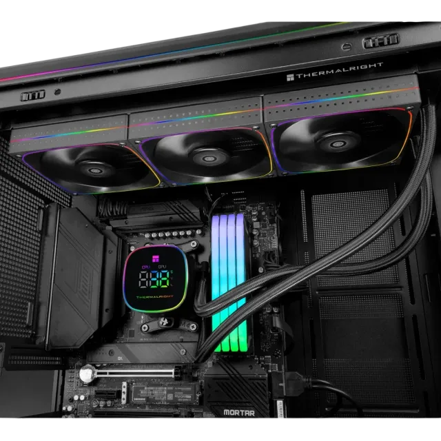 Система водяного охлаждения Thermalright Frozen Horizon 360 Digital ARGB Black (TRFH360DAB) купить! 