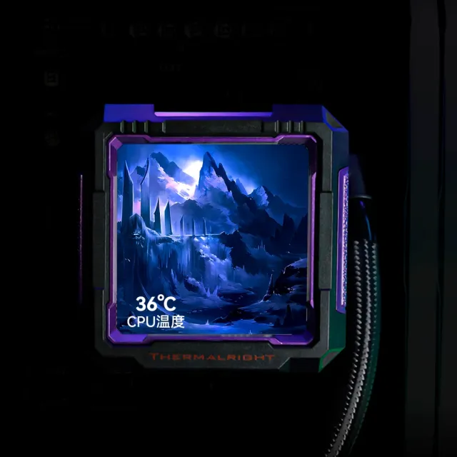 Система водяного охлаждения Thermalright Frozen Warframe Pro 360 ARGB Black (TRFWP360AB) купить! 