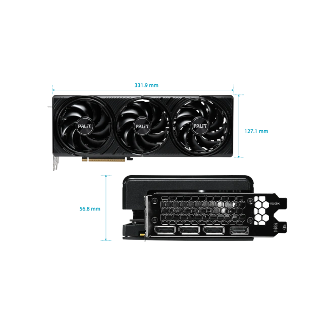 Видеокарта Palit GeForce RTX 5080 Infinity 3 OC (NE75080U19T2-GB2035S) купить! 