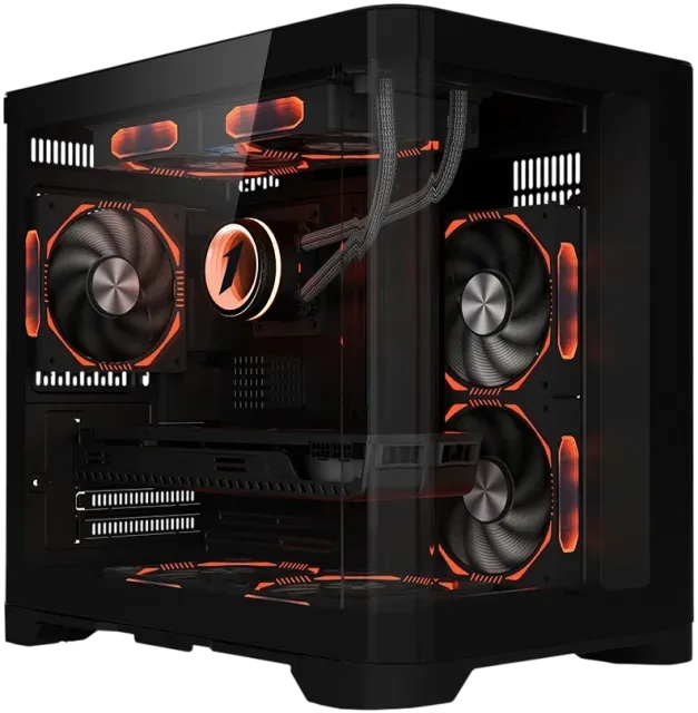 Компьютерный корпус 1STPLAYER UVIEW UV5 Black (UV5-BK) купить! 