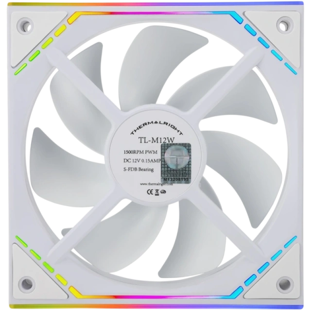 Комплект вентиляторов для корпуса Thermalright TL-M12W X3 ARGB White (TRTLM12W.3P) купить! 