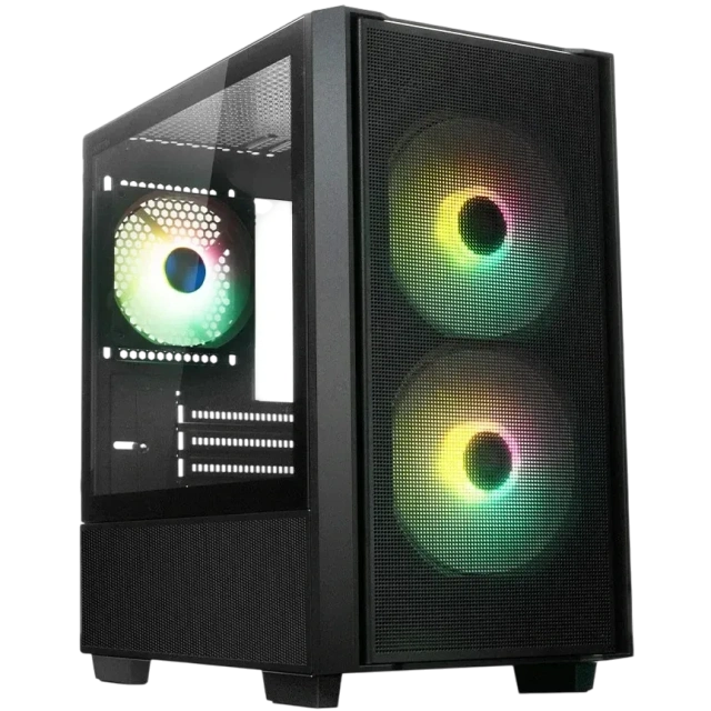 Компьютерный корпус XASTRA A400M 3ARGB-C6 TG Black (A400M-2FC14A-1FC12A-C6) купить! 