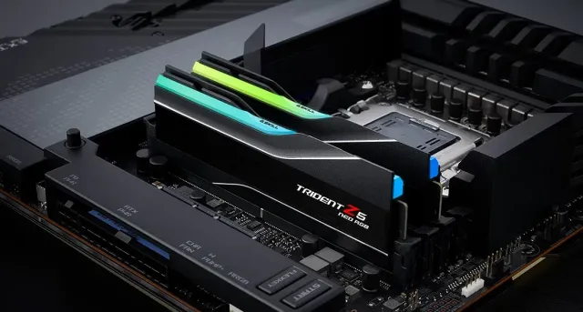 Оперативная память DDR5 32 Gb 6000 MHz G.Skill TRIDENT Z5 RGB Black (F5-6000J3636F16GX2-TZ5NR) купить! 