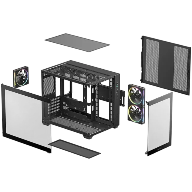 Компьютерный корпус Deepcool CG330 3F ARGB Black купить! 