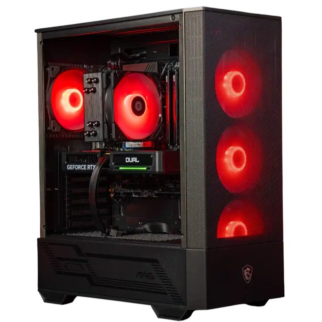 Игровой компьютер 991678 (Ryzen 5 7500F 3.7 ГГц/AMD B650/32 ГБ 6.0 ГГц/1024 SSD/RTX 5050 8 ГБ/Wi-Fi/650W/MSI MAG FORGE 112R ARGB TG) - купить по выгодной цене!