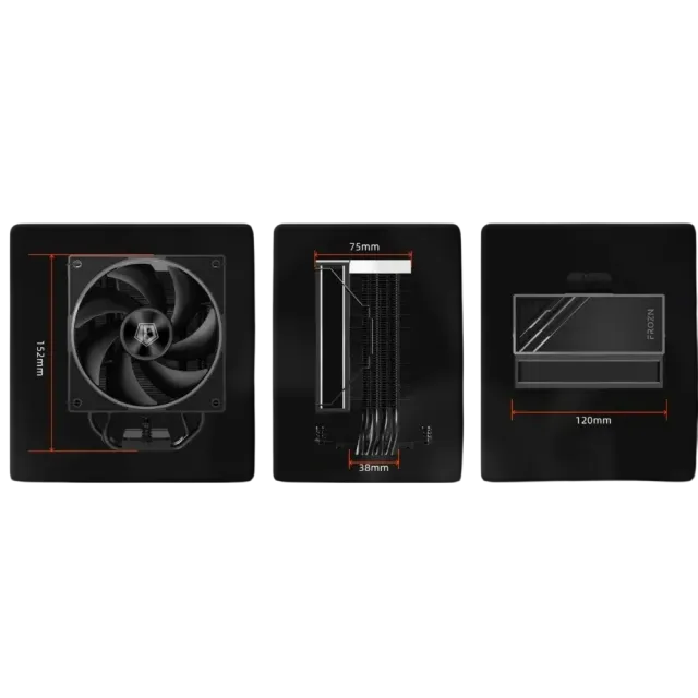 Кулер для процессора ID-Cooling FROZN A410 ARGB Black купить! 