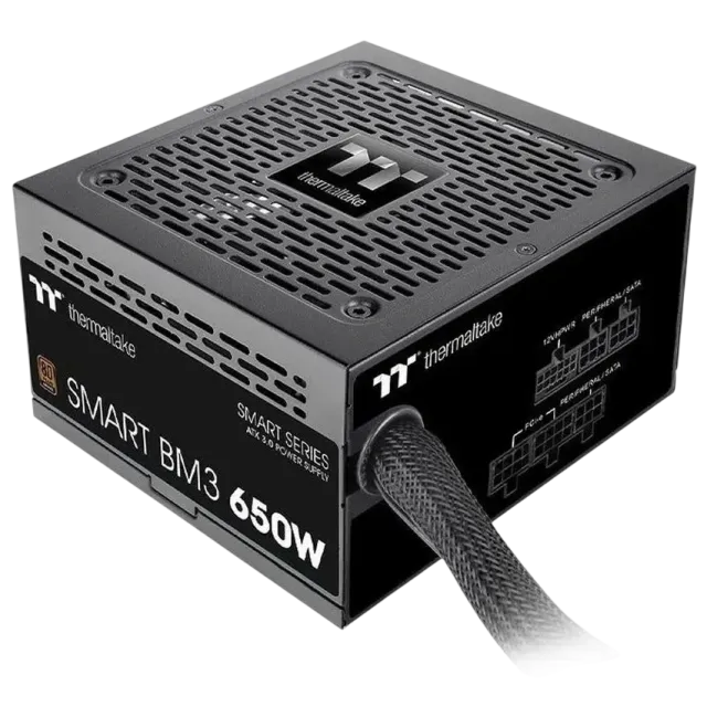 Блок питания Thermaltake 650W Smart BM3 0550 (PS-SPD-0650MNFABE-3) 16 Pin (PCIe 5.0 Connector Cable Details) купить! 