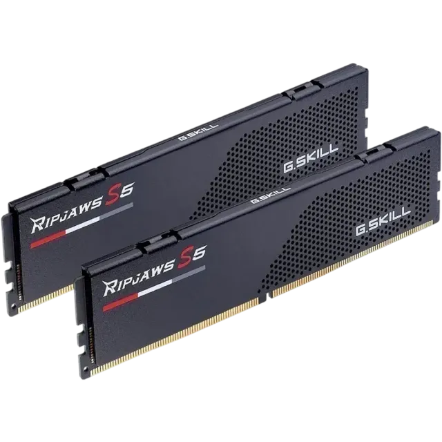 Оперативная память DDR5 64 ГБ 6000 МГц G.SKILL Ripjaws S5 Black (F5-6000J3040G32GX2-RS5K) купить! 