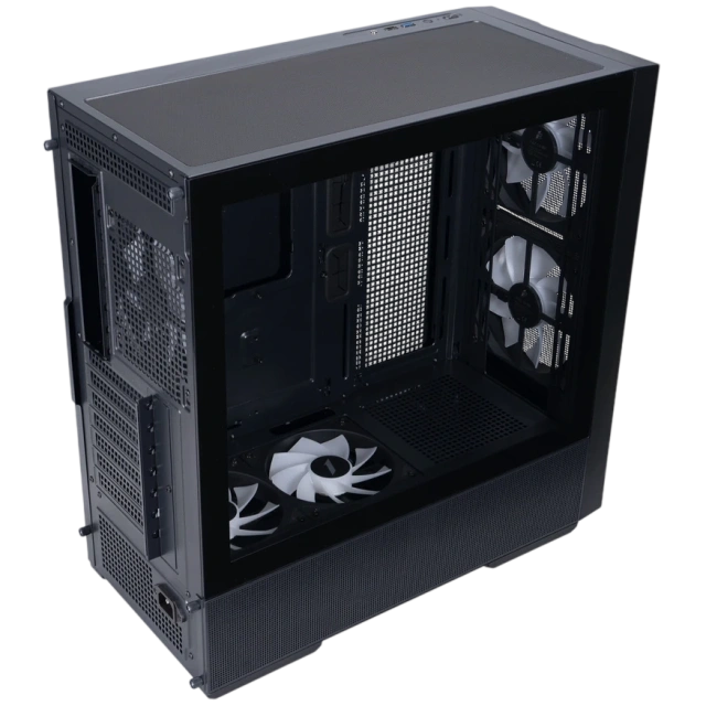 Компьютерный корпус 1STPLAYER AU7 ARGB Black (AU7-BK-2FA7-14-2FA7R-1FA7) купить! 
