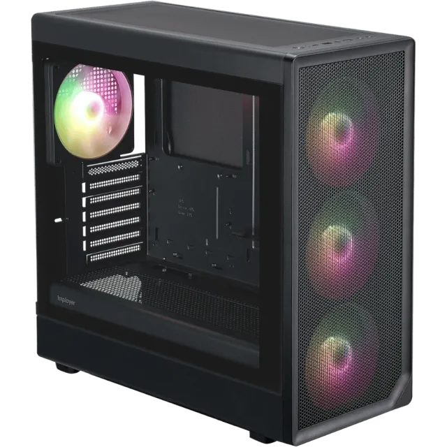Компьютерный корпус 1STPLAYER AU8 ARGB Black (AU8-BK-4FE7-14) купить! 